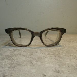 Vtg Bouton Z87 Safety Glasses Goggles BCG Horn Rim